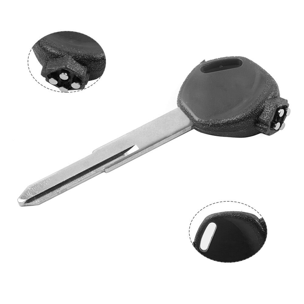 Uncut Blade Blank Key 1pcs Left Slot For 100 125 150cc DIO Z4 Z125 SCR100 WH110
