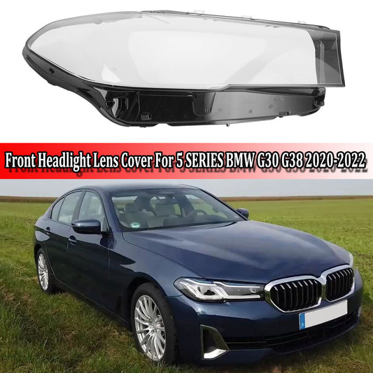 Right headlight lens protective cover housing for 2020-22 for BMW 5 Series G30 G38