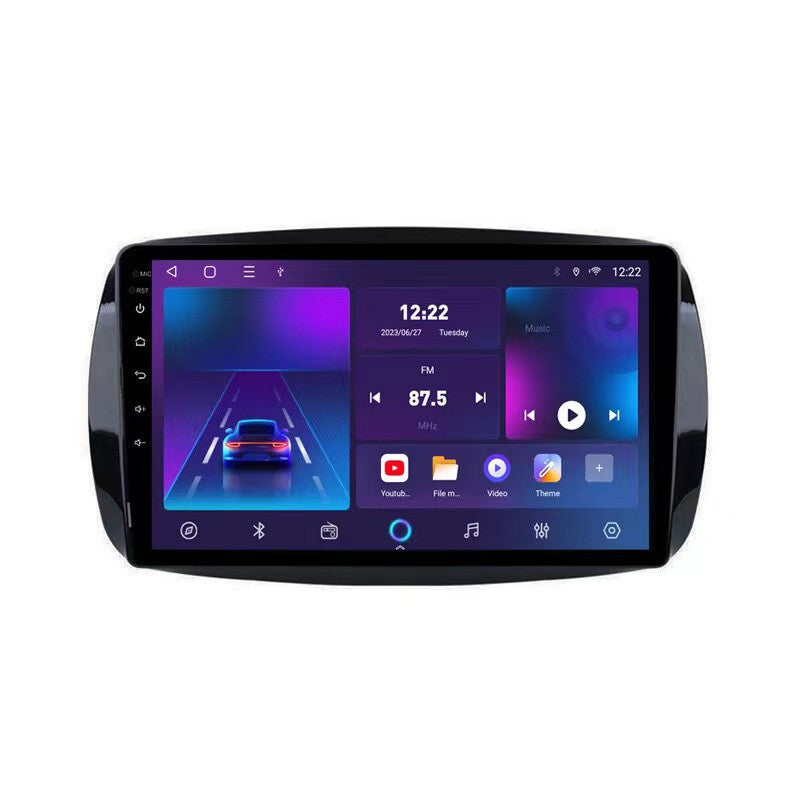Android Auto Radio Multimedia Player QLED 1280720 GPS Navi for Smart 453 Fortwo