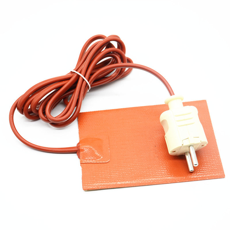 220V Engine Oil Sump Pad Silicone Heater Hydraulic Tank Heating Plate  EU Plug