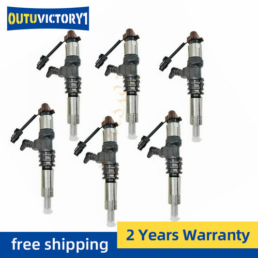 6-pack diesel fuel injectors 095000-5450 suitable for Mitsubishi 6M60 Fuso ME302143