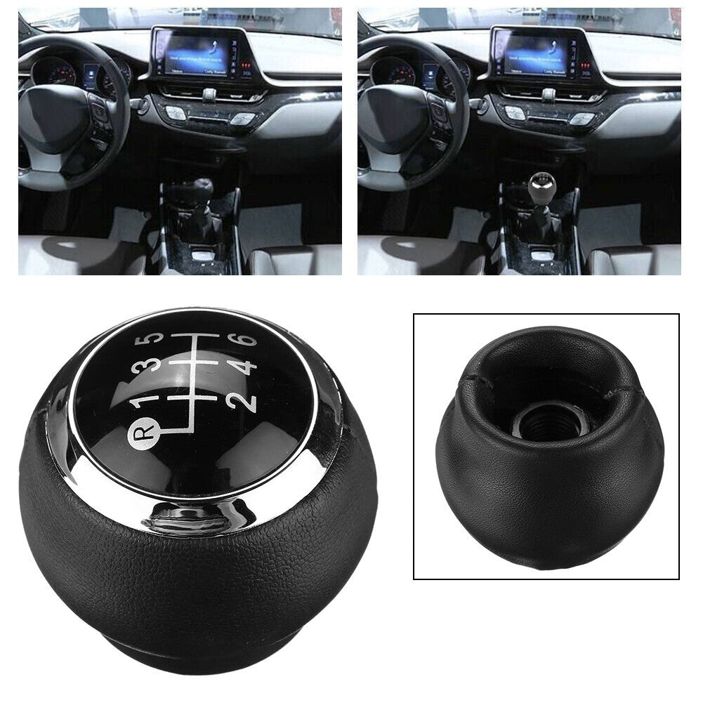 6 Speed Gear Shift Lever Knob ForToyota for Verso for Auris for Yaris 07-13 Auto