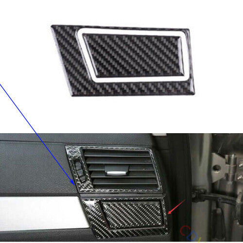 Carbon Fiber Dashboard for Co -Pilot Strip Cover Trim Fit For Auto for BMW X3 E83 06-2010
