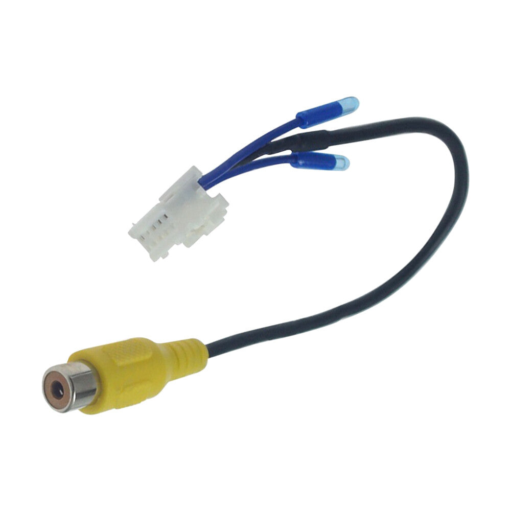 Rear View Backup Camera Cable Harness Adaptor RCA Fits for Car Stereo Radio DVD