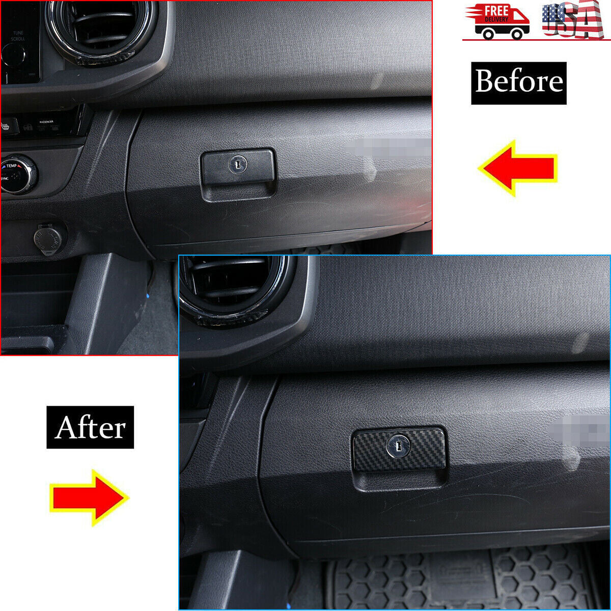 ABS carbon fiber inner air socket trim frame for Subaru WRX 2021-2023