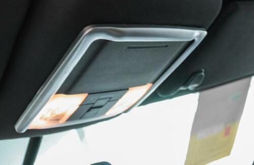 1X Front Reading Lamp Frame Cover Trim Matte Silver for Ford Explorer 16-2019