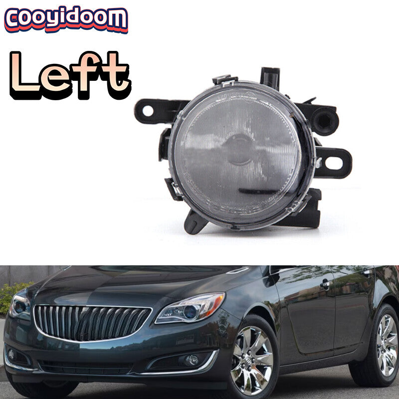 Left transparent headlight (Bumepr) fog light for Buick Regal 2014, 2015, 2016, 2017