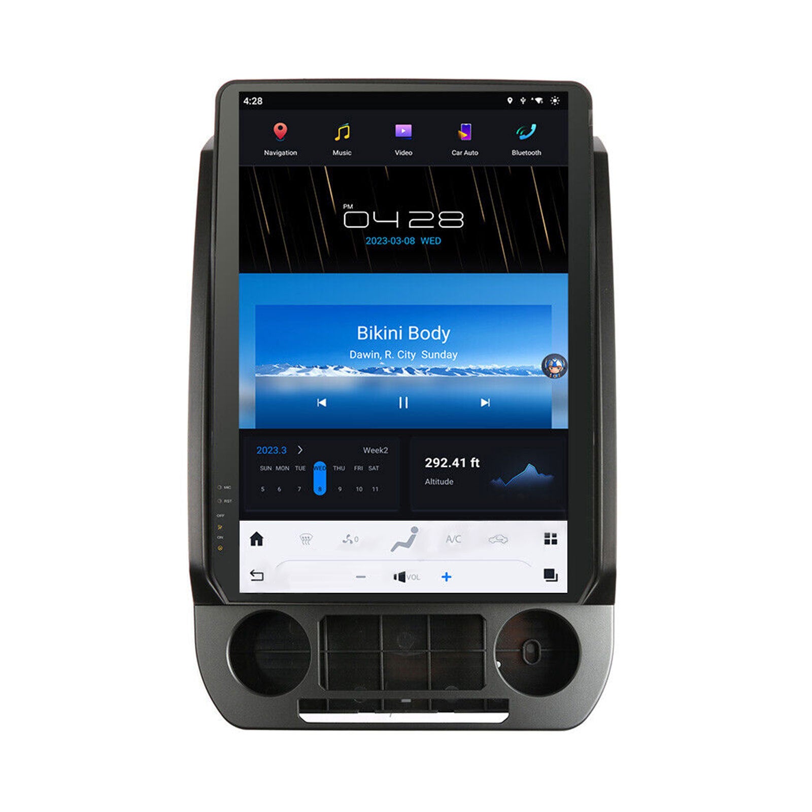 Android 13 Vertical 2K Screen Radio for Ford F150 F250 F350 F450 F550 2015-2022
