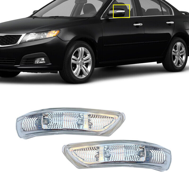1pair Car Mirror Turn Signal lights Repeater For 2009-2010 for KIA Optima Magentis