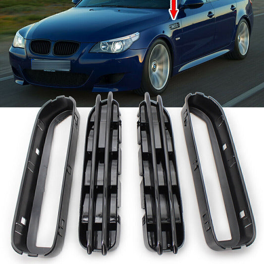 for BMW 5 Series E39 E60 E61 1991-10 M5 Side Fender Air Flow Vents Grille Grill