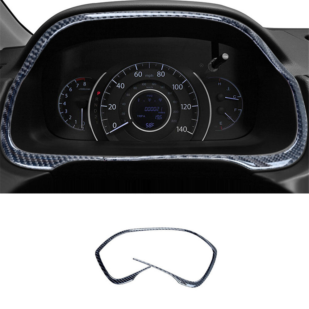 Carbon Fiber Instrument Panel Border Cover Trim for Honda CRV CR-V 2012-2016