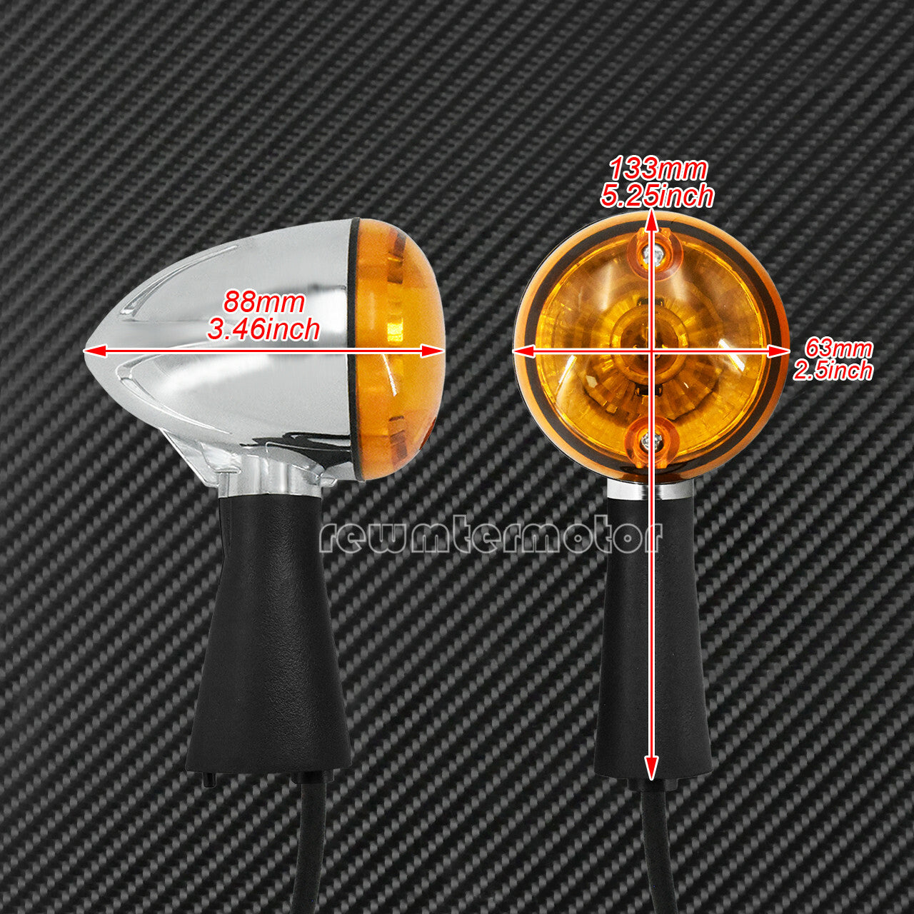 Rear Indicator Blinker Turn Signal LED Lights Fit For Indian Scout Sixty 15-2022