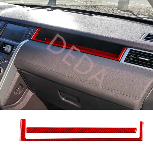 for Co -pilot Dashboard Panel Cover for Land Rover Discovery Sport 2015-19 Red Carbon