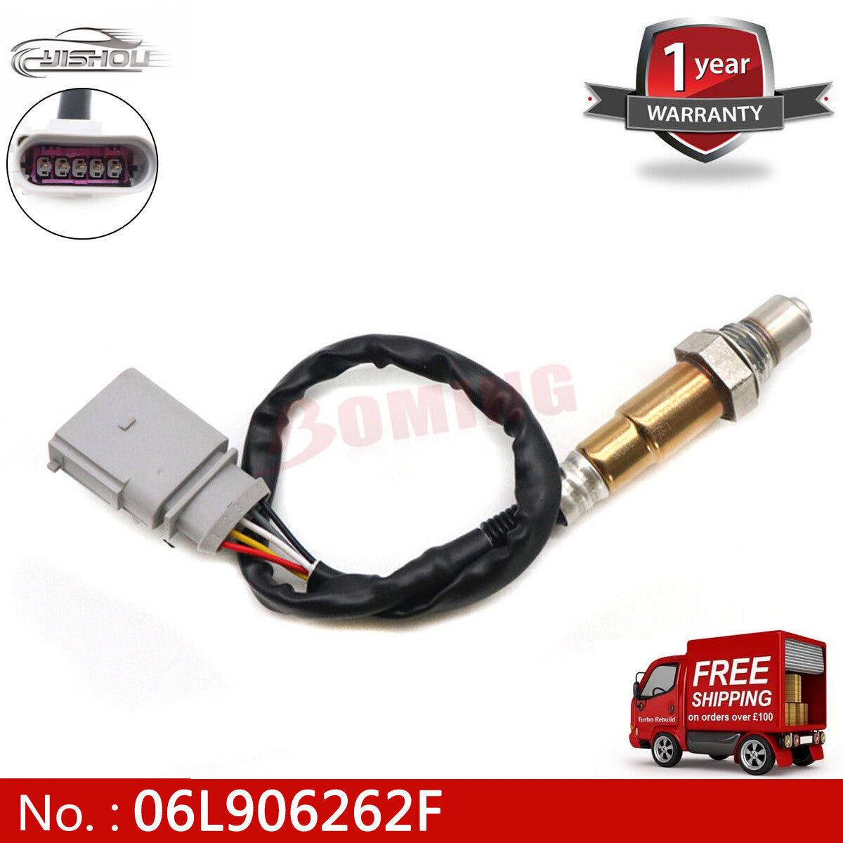 06L906262F O2 Oxygen Sensor for Audi A4 2.0L DBPA Eng.Code 2017-2020 (Upstream)