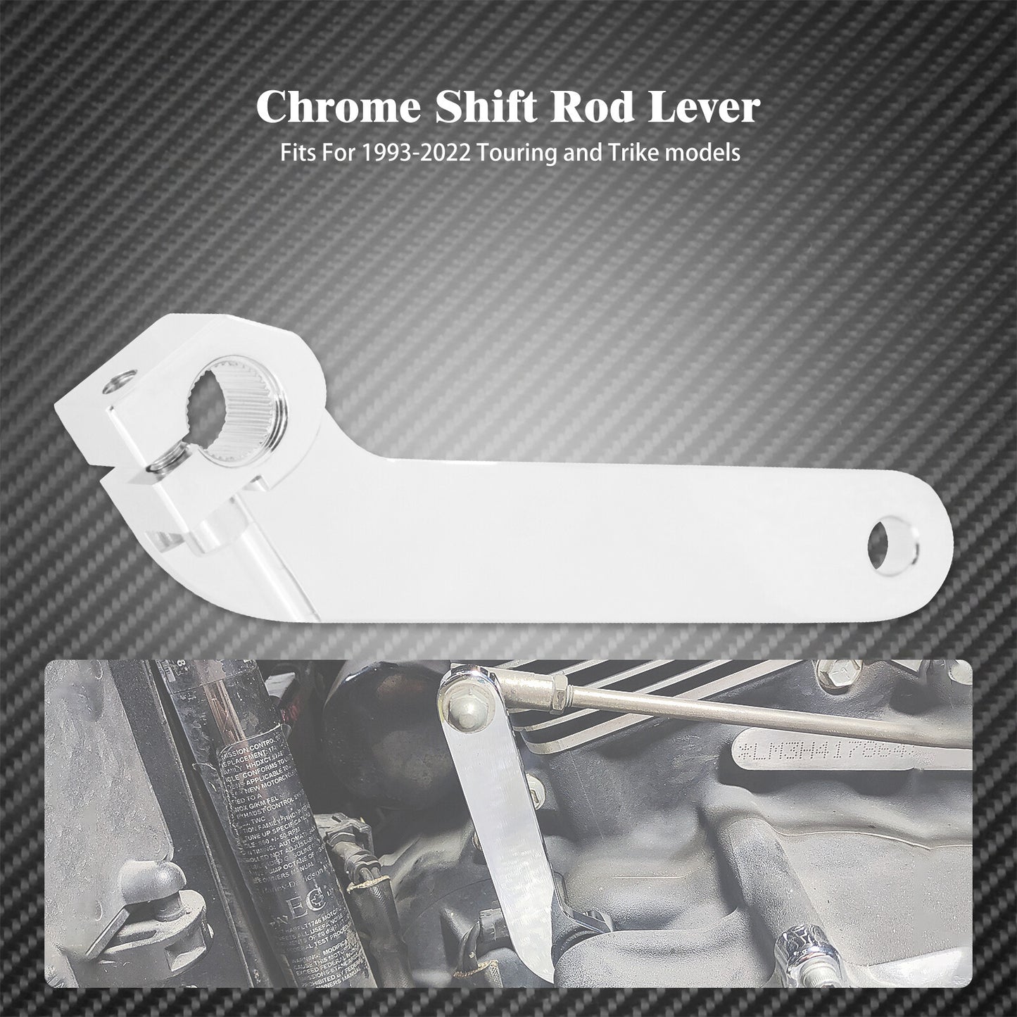 CNC Inner Shift Rod Shifter Shaft Lever Bracket Fit for Harley Touring 1993-2022