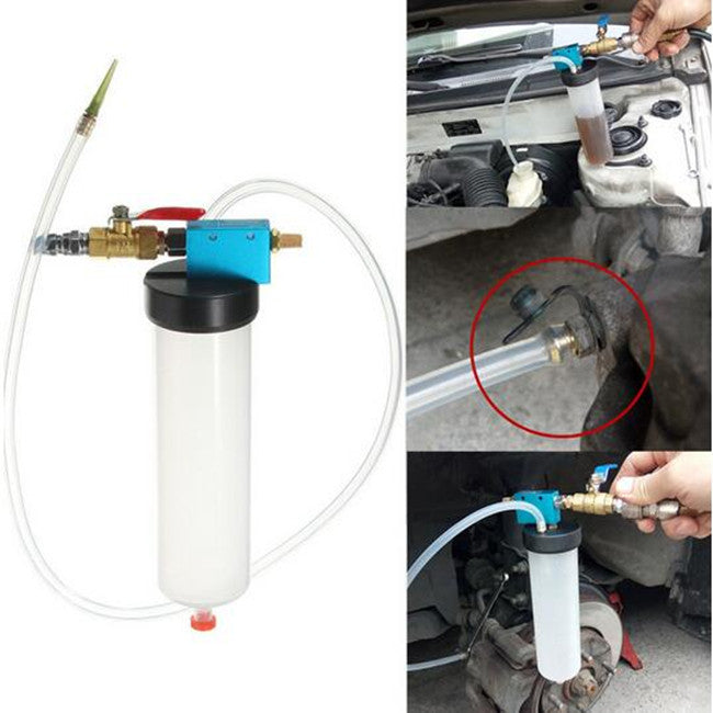 Car Truck Brake Hydraulic Clutch Fluid Bleeder Oil Quick Exchange Brake Tool Set
