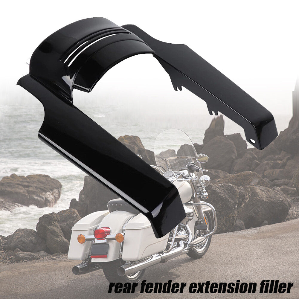 Rear 5-inch fender extended stretch filler suitable for Harley Touring Electra Road