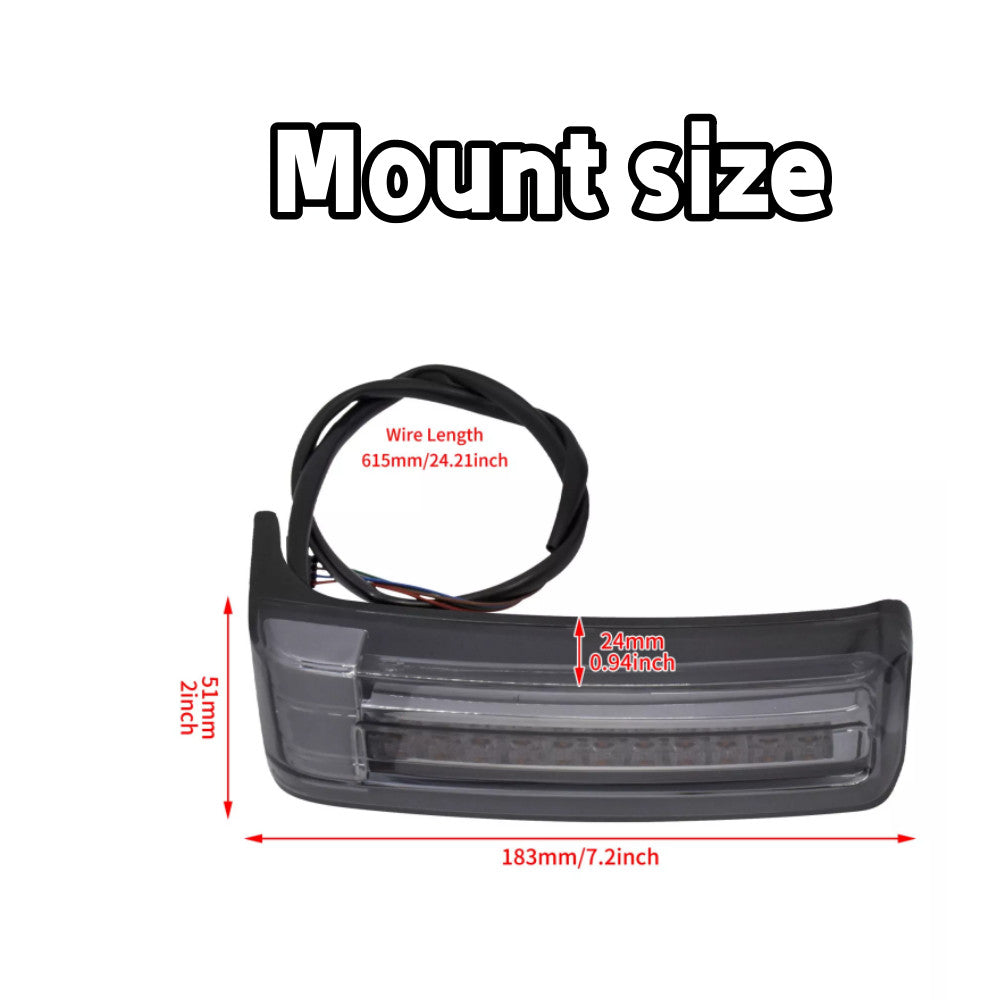 LED Saddlebag Run Brake Turn Light for Harley Touring Electra Street Road Gilde