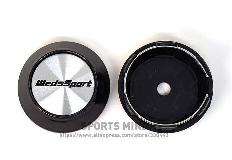 4-piece universal silver tire valve cover rod air dust cover for Ford