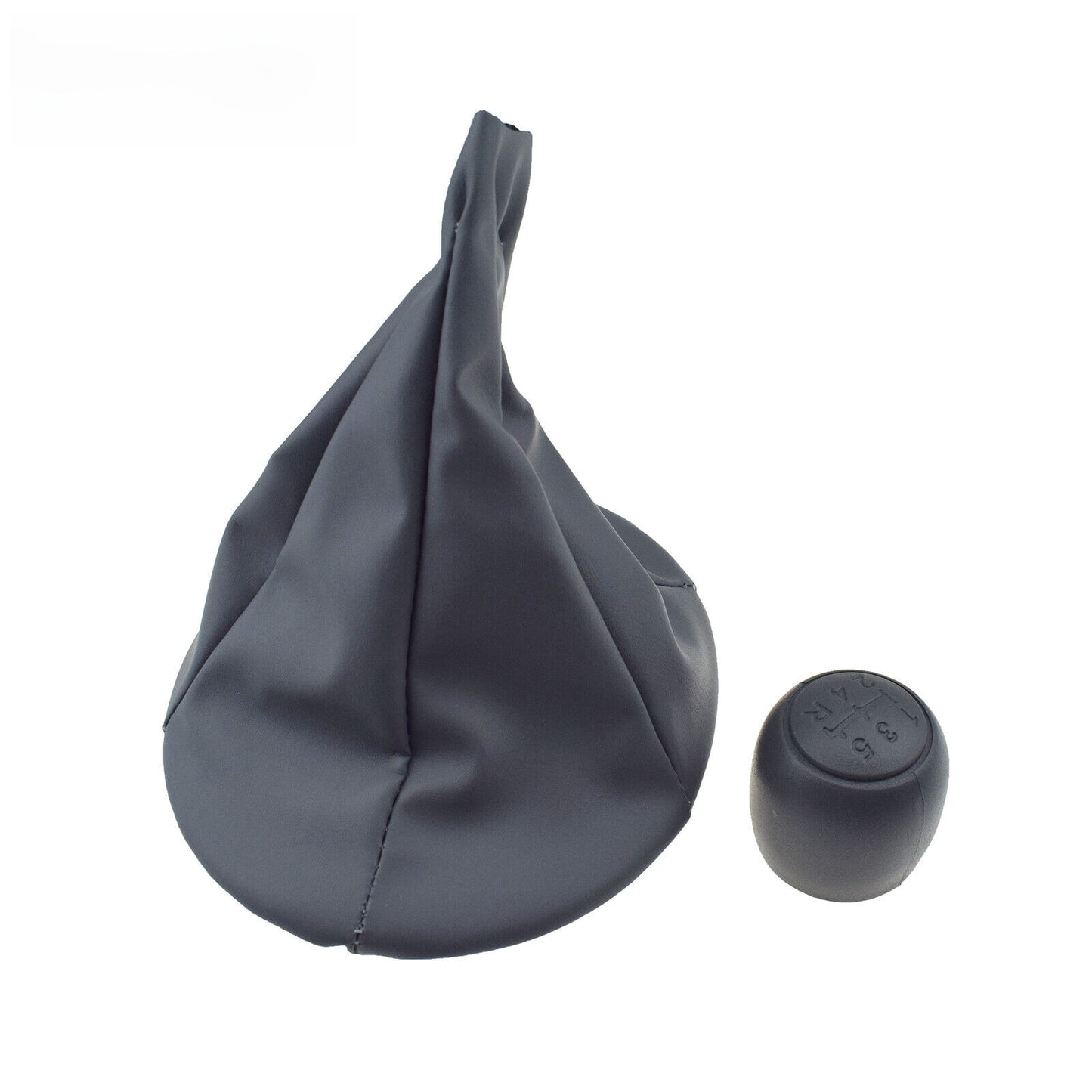 for Fiat 500 500c 2007-2013 for Panda 5 Speed Gear Shift Knob With +PU Leather Cover