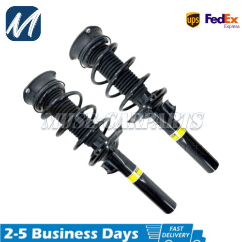 Pair Front Shock Coil Spring Strut w/PASM for Porsche for Panamera 970 10-17