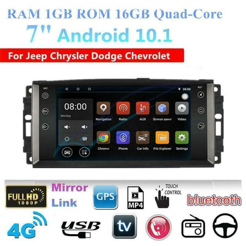 Car 7 GPS Navi 1+16G Stereo Radio WiFi DAB FM for Chrysler for Dodge for Jeep for Chevrolet
