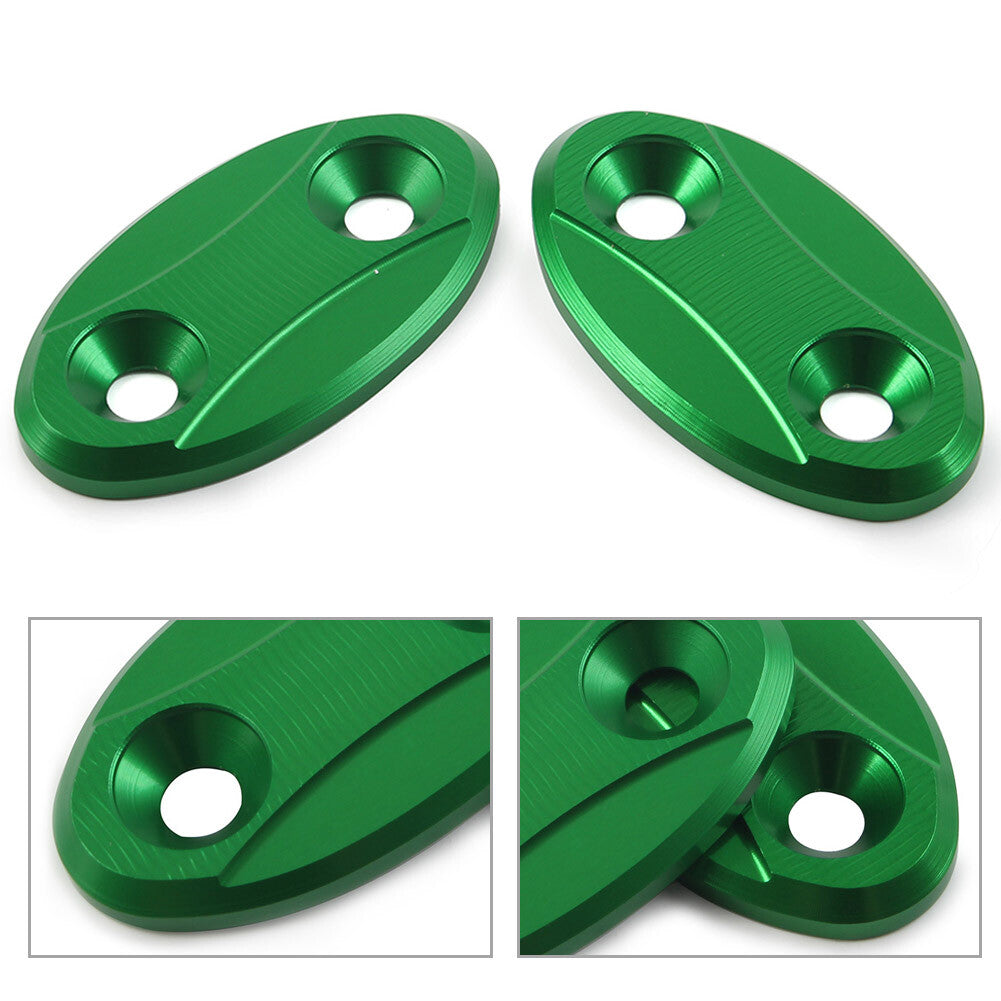 Paar R¨¹ckspiegel Block Off Bodenplatten Abdeckung F¨¹r for BMW S1000RR 2009-2018 Gr¨¹n