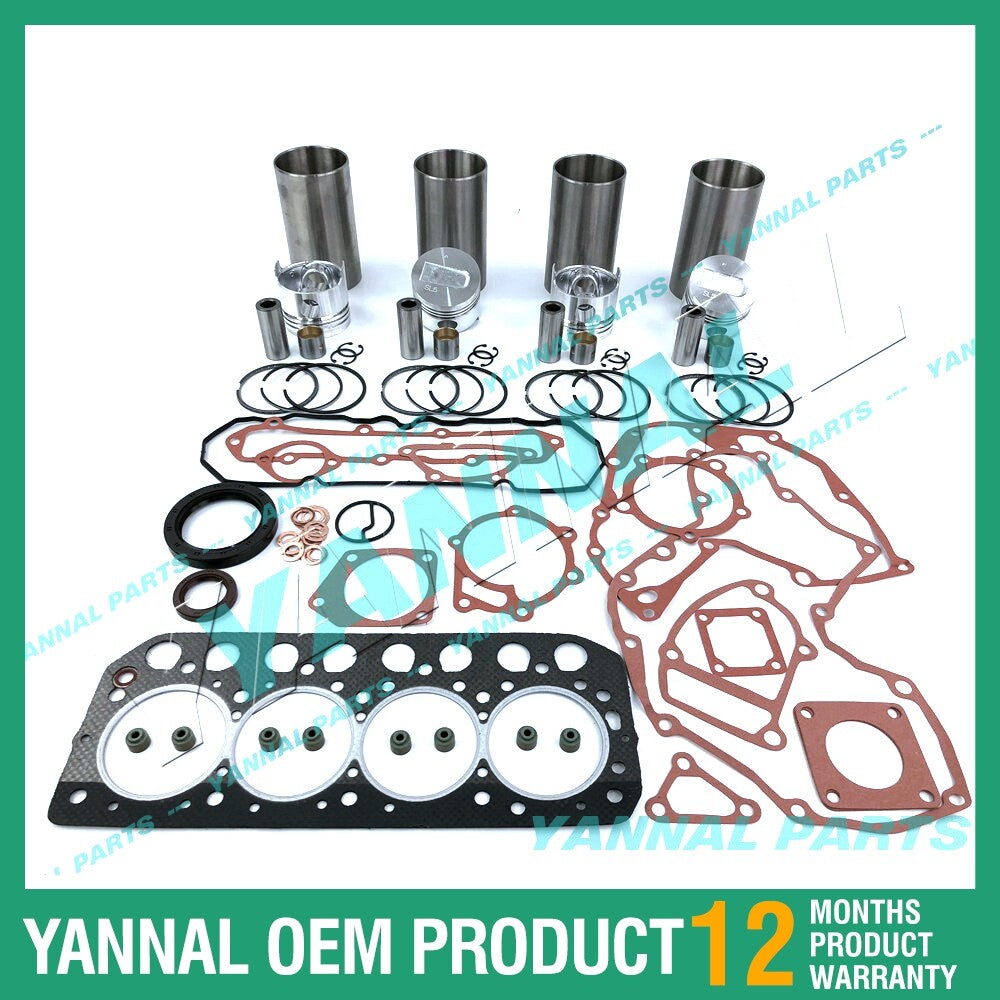 S4L2 Overhaul and Rebuild Kit with Engine Gasket for Mitsubishi Engines