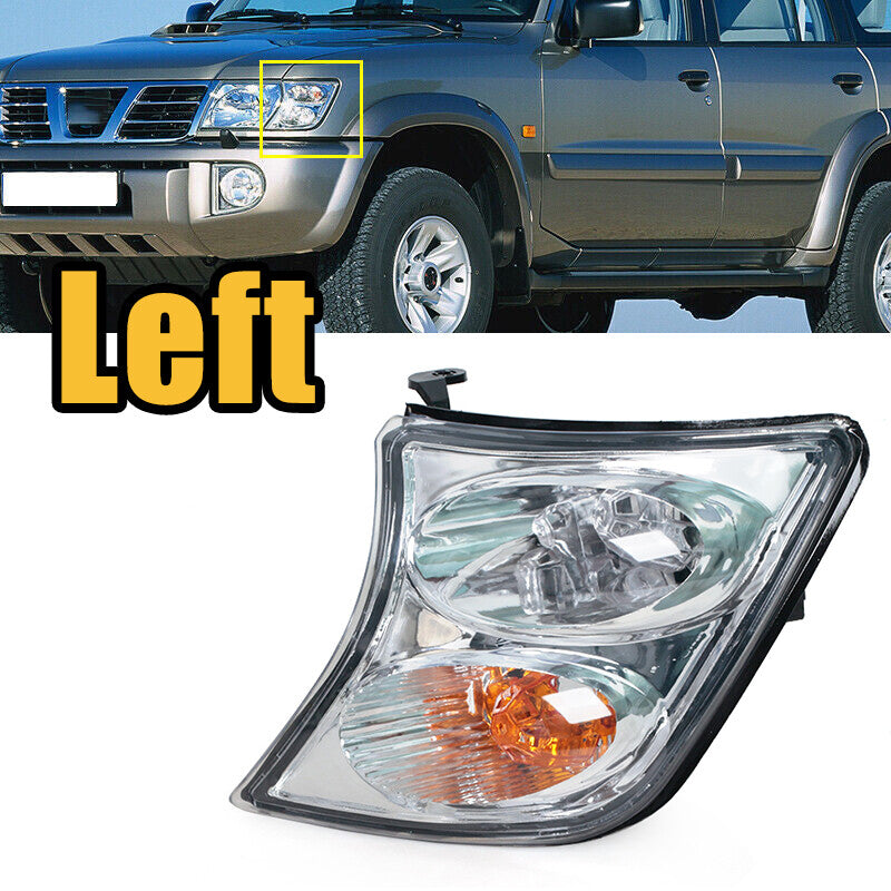 Left Corner Light turn signal No Harness for Nissan Patrol PATROL Y61 2001-2004