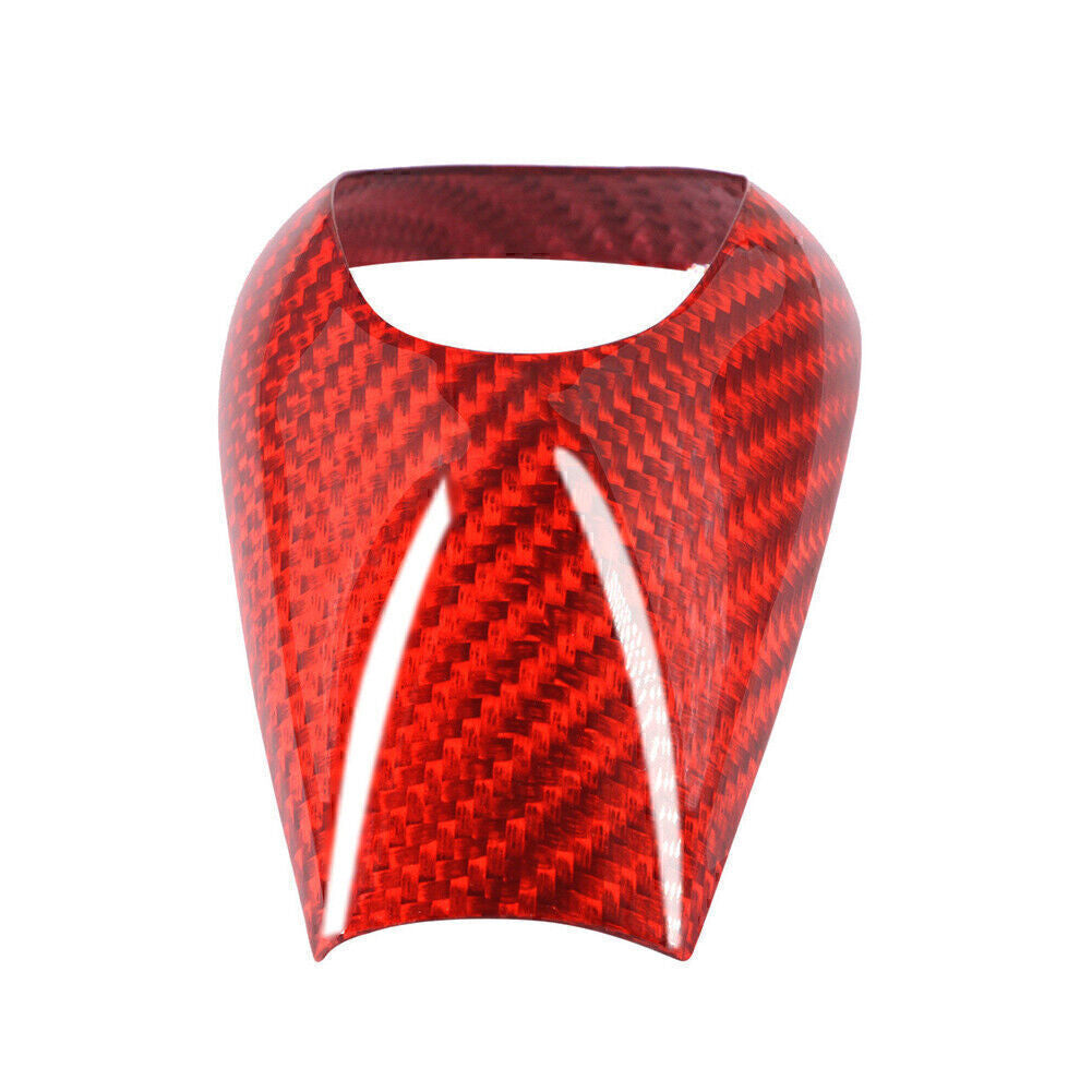 Carbon Fiber Car Interior Gear Shift Knob Cover Trim for BMW M Series M5/6/3 Red