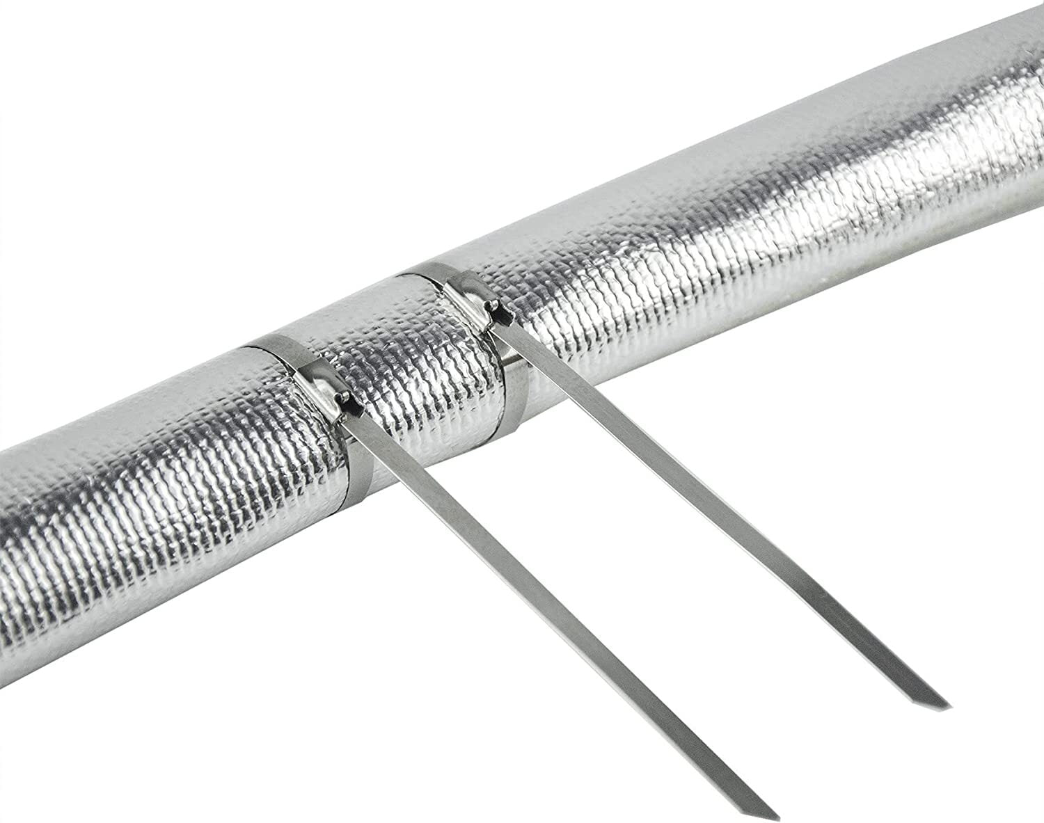 new heat shield, heat shield for fuel line, 1 inch I.D x 10 feet,