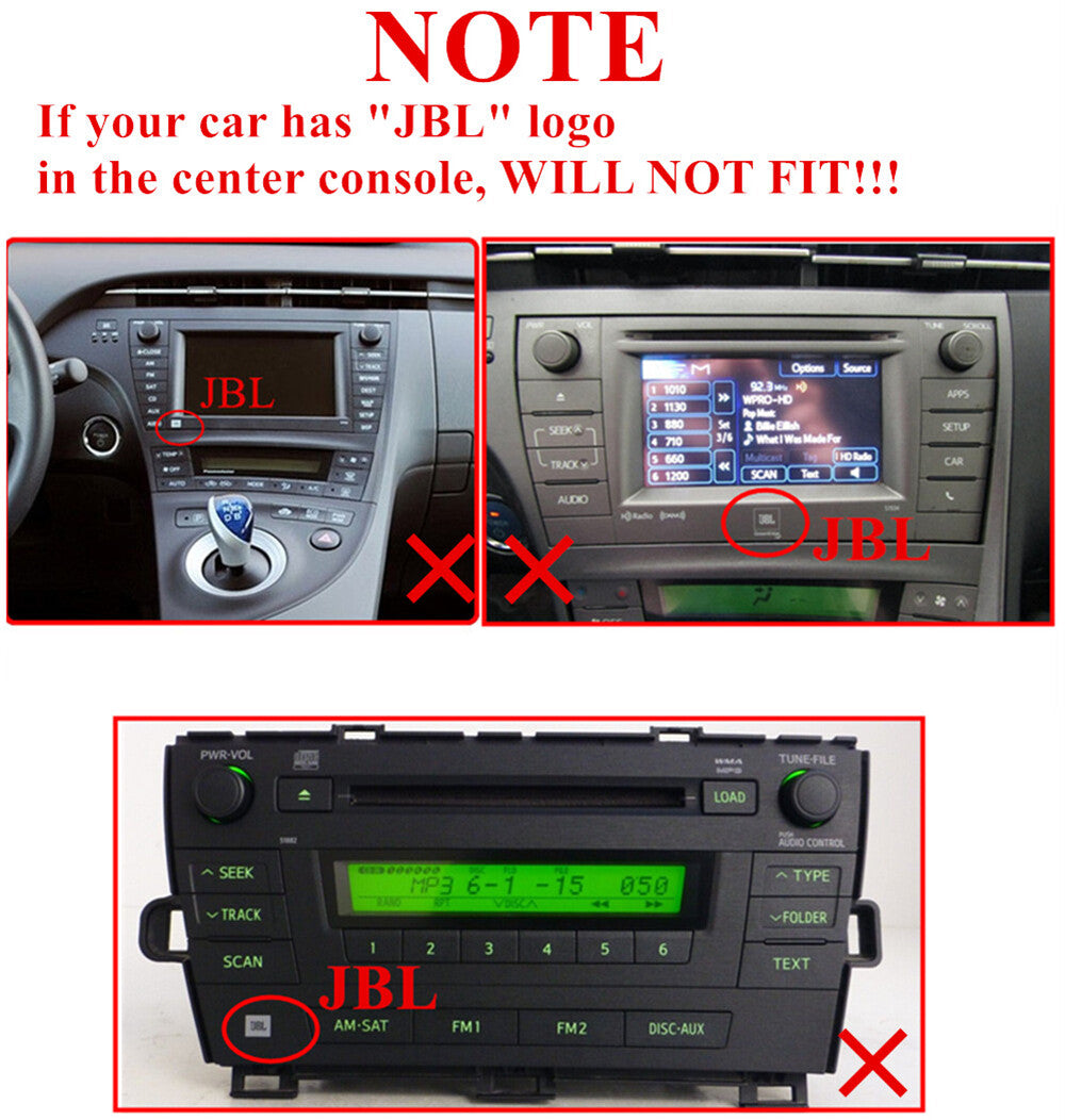 For 2010-2015 for Toyota Prius Stereo Radio 9 Android 13.0 GPS Head Unit Carplay FM