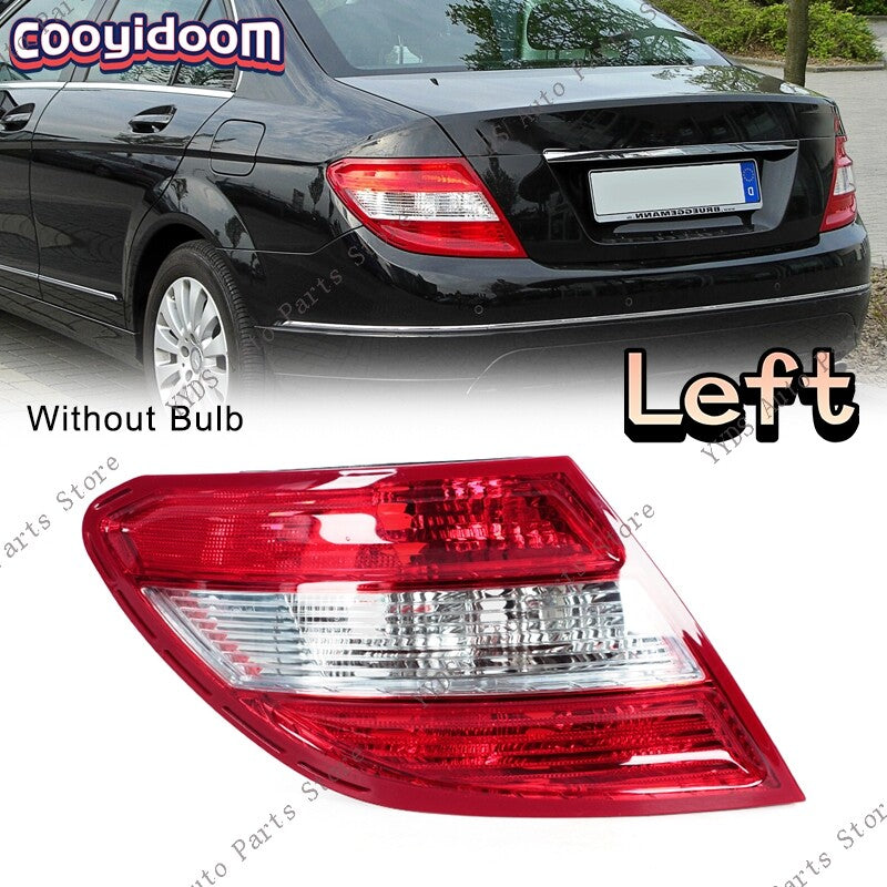 Left Rear Tail Light cover for Mercedes Benz W204 C280 C300 2007-2010 Stop Lamp