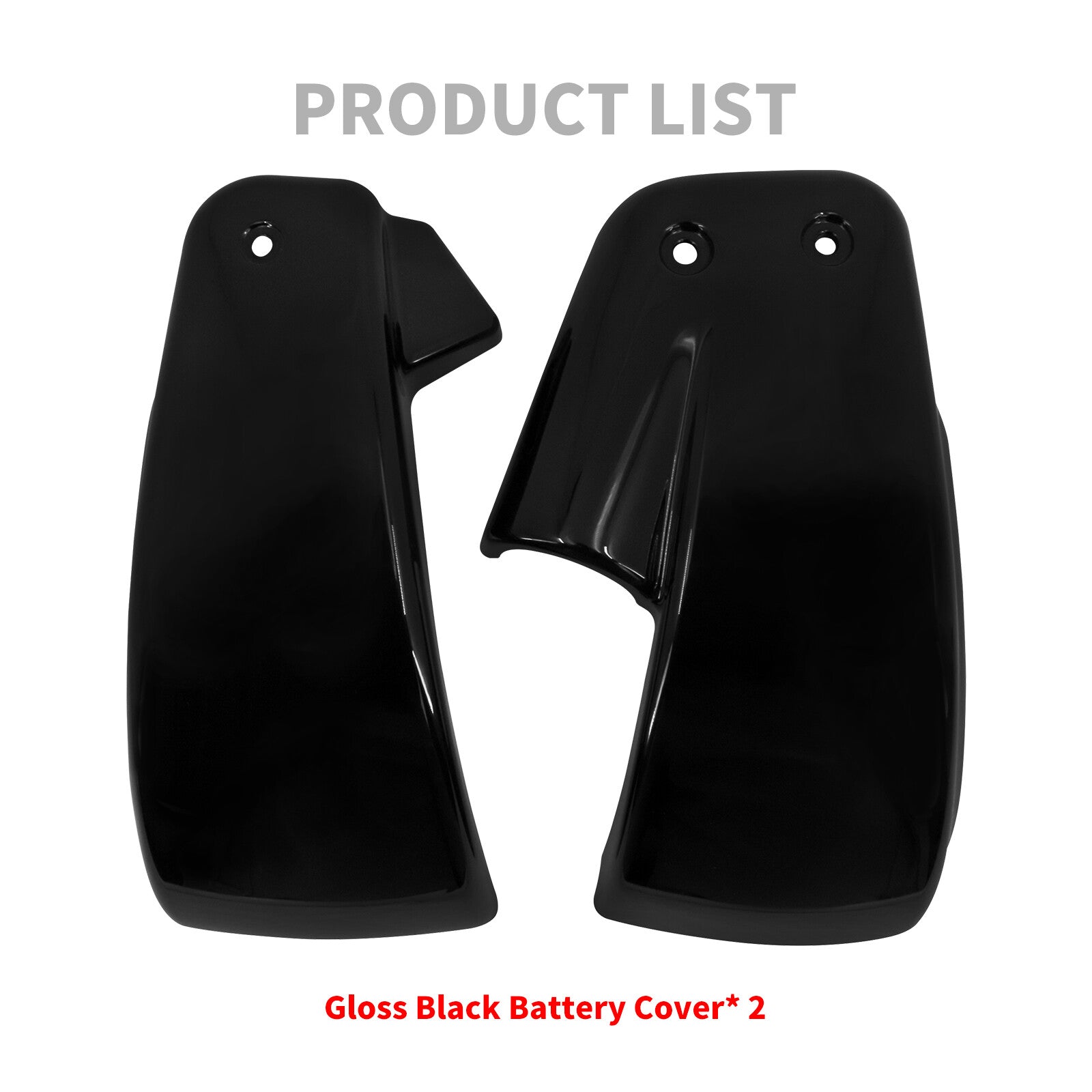 Gloss Black Battery Side Fairing Cover Fit for Harley Fat Boy Breakout 2018-2023