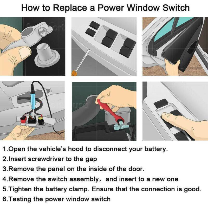 for Fiat Linea 2007 2008 2009 2010-2015 735379275 Power Window Switch Button New