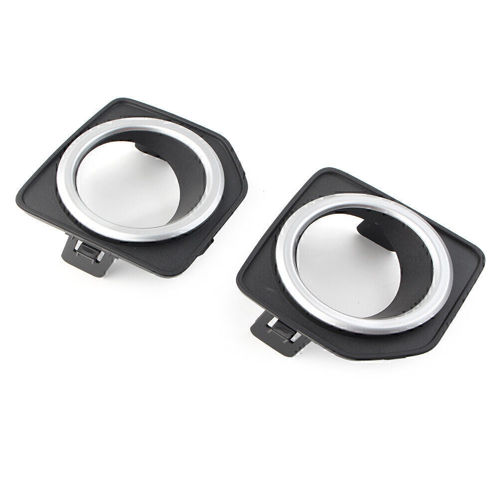 2PCS Front Bumper Fog Lamp Cover Bezel Case Fit for Land Rover Freelander 2 2014-16