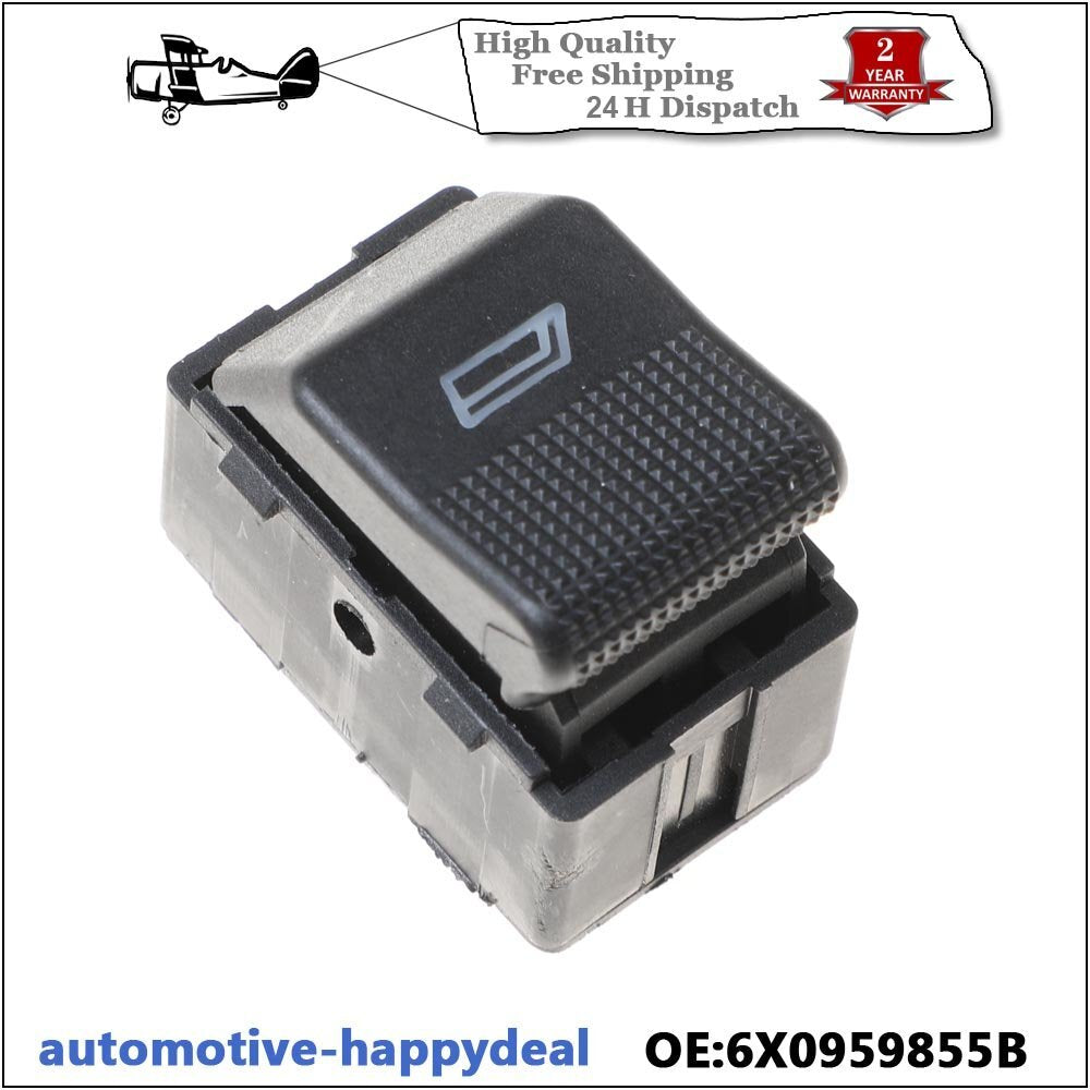 2PCS Electric Window Control Switch for VW LUPO 6X1 6E1 Polo 6N2 6X0959855B