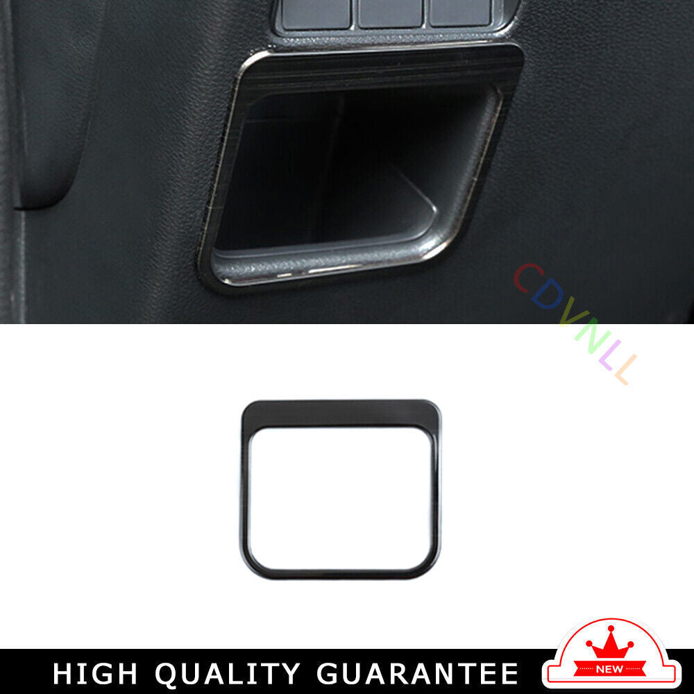 Console Storage Box Cover Trim 1PCS for Honda CRV CR-V 2017-2022 Black Titanium