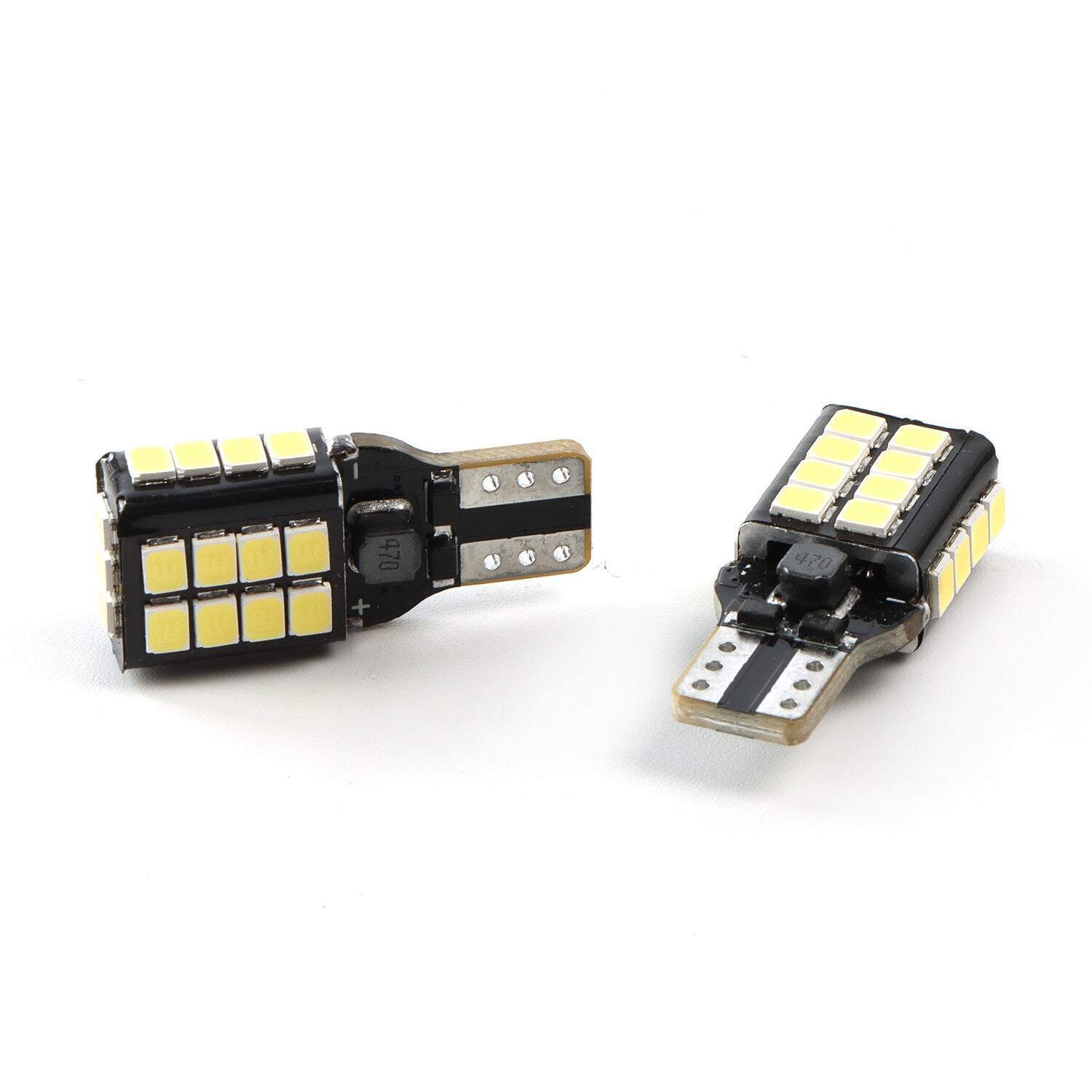 2x White Strobe Flashing LED Bulb For Car Backup Reverse Light 912 921 T15 W16W
