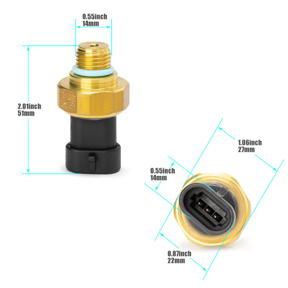1x 4921487 Oil Pressure Sensor For N14 M11 ISX 3083716 PS398 New 3080406