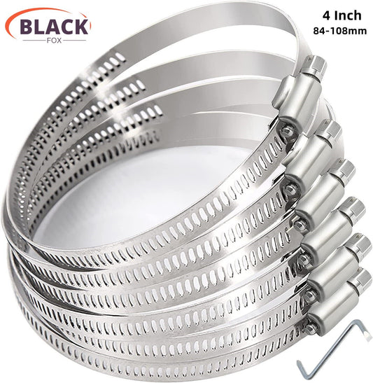 4-inch Adjustable Worm Gear Hose Clamp Water Pipe Clamp Classification Pipe Clamp
