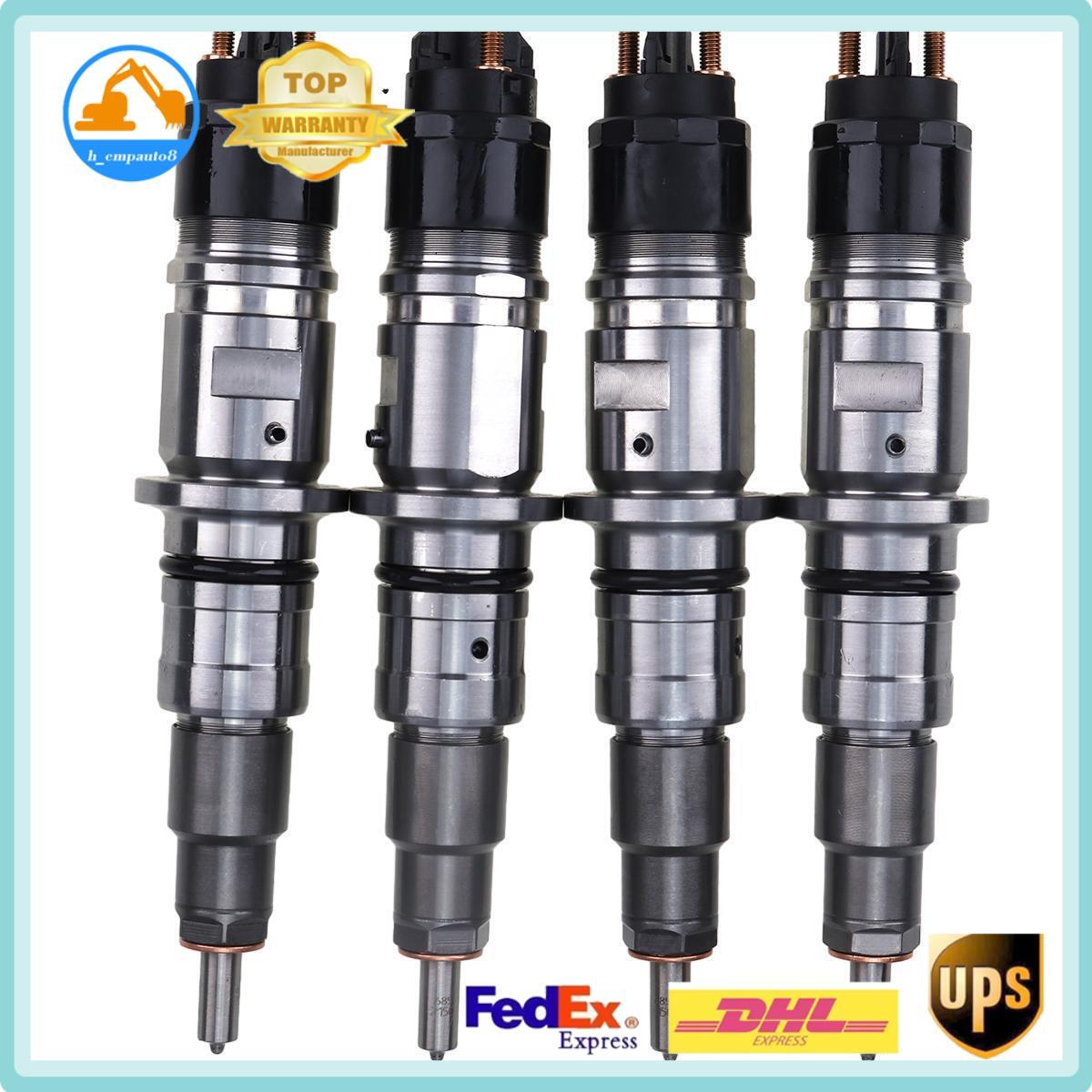 4pcs Fuel Injector 0445120177 5254261 for Engine 6.7L ISB