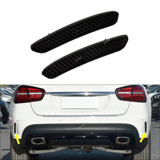 Rear RHLH Bumper Side Grill Insert Trim for Benz 15-19 GLA250 15-19 GLA45 AMG