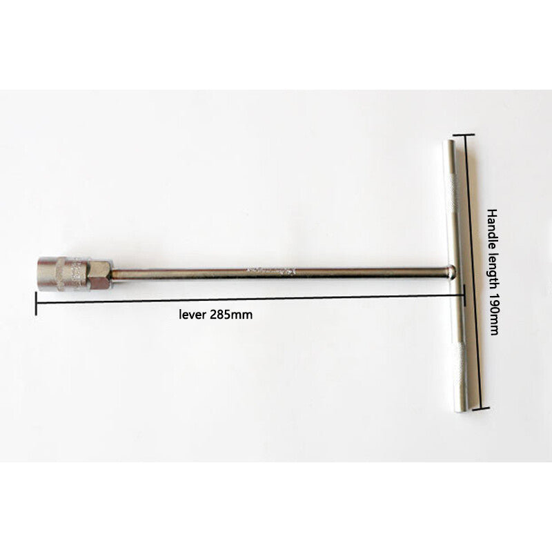 1Pc 7mm Metric T-Handle T Handle 45Steel Socket Wrench Tool For Car Motorcycle
