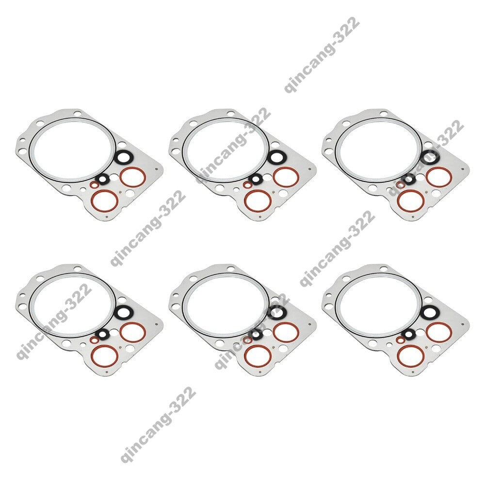 6 PCS Cylinder Head Gasket ME051714 for Mitsubishi Engine 6D22 6D22-T