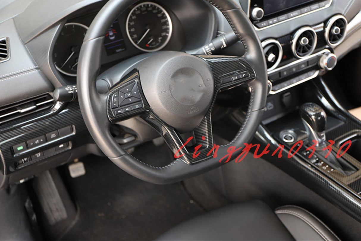 20x for Nissan Sentra 2020-2024 Carbon Fiber pattern Interior Decor Cover Trims