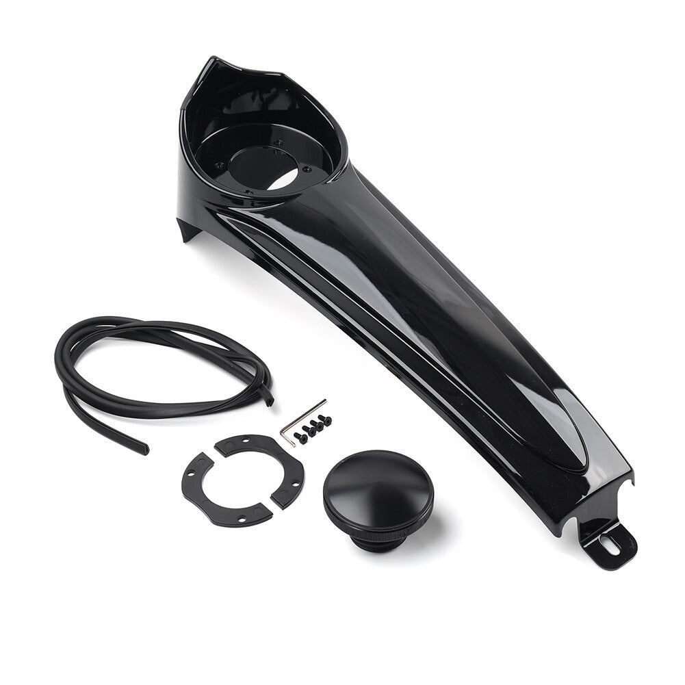 Stretched Dash Panel + Gas Tank Cap Cover Fit for Harley Electra Street Glide 86-07