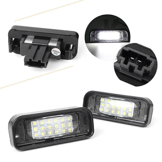 2x LED Number Lamp License Plate Light Fit for Benz W220 S320 S420 S430 99-05