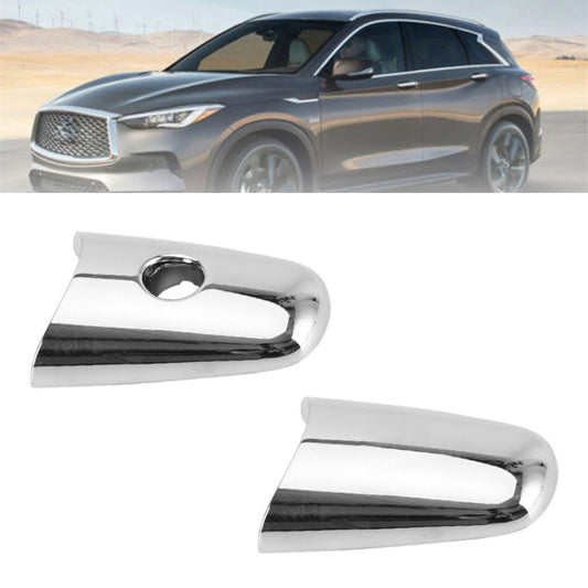 1Pair Car Front Door Escutcheon Outside Handle Cover for Nissan Armada 2017-2020