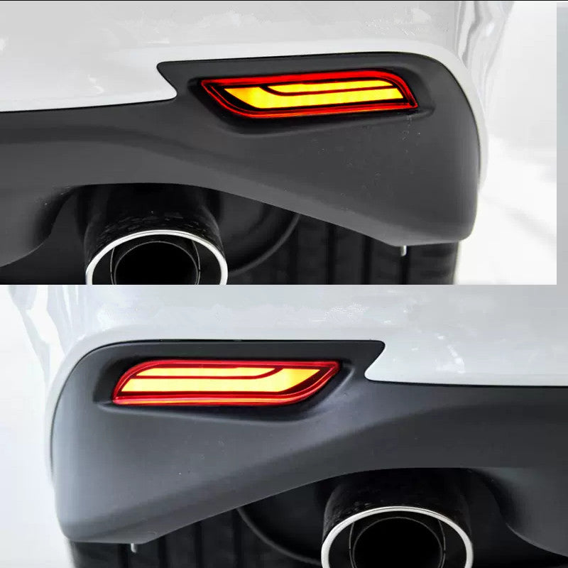 for Toyota for Camry 2018-24 Rear Bumper Fog lamp led brake light Kit Trim Refit 2x